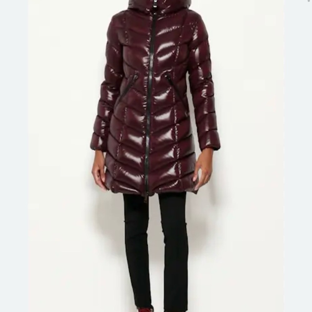 Moncler NEW AUTHENTIC  Marus Burgundy Puffer Jacket